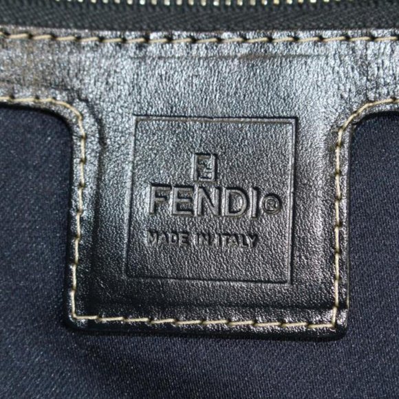 Fendi Navy x Grey Monogram FF Zucca Roll Shopper Tote Bag 60f414s - Picture 5 of 12